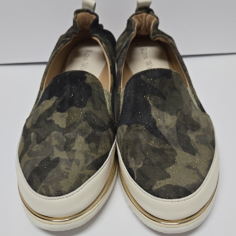 Camo Slip-On Sneakers